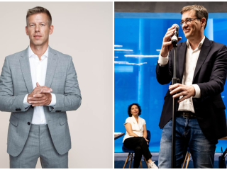Magyar Péter és Karácsony Gergely