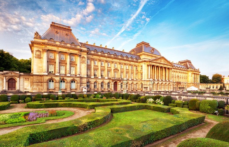 A belga királyi palotától csak egy ugrásnyira van az ingatlan. Fotó: Depositphotos