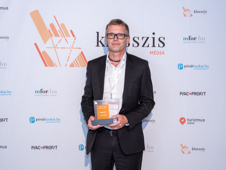 Az Év Klasszis Kiemelt Privátbanki Tanácsadója 2026-ban Hegedűs Zoltán (OTP Private Banking)