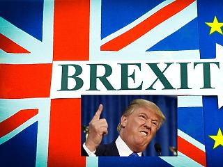 Trump a Brexitet magasztalta, fényes jövőt jósol a briteknek