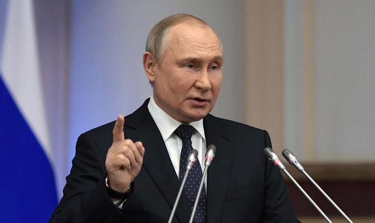 A nagykövetség gyakorlatilag az orosz elnök, Vlagyimir Putyin szavait visszhangozta. Fotó: EPA/ALEXEI DANICHEV