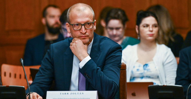 Tarr Zoltán a bizottsági meghallgatásán