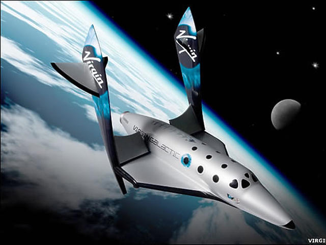 A SpaceShipTwo