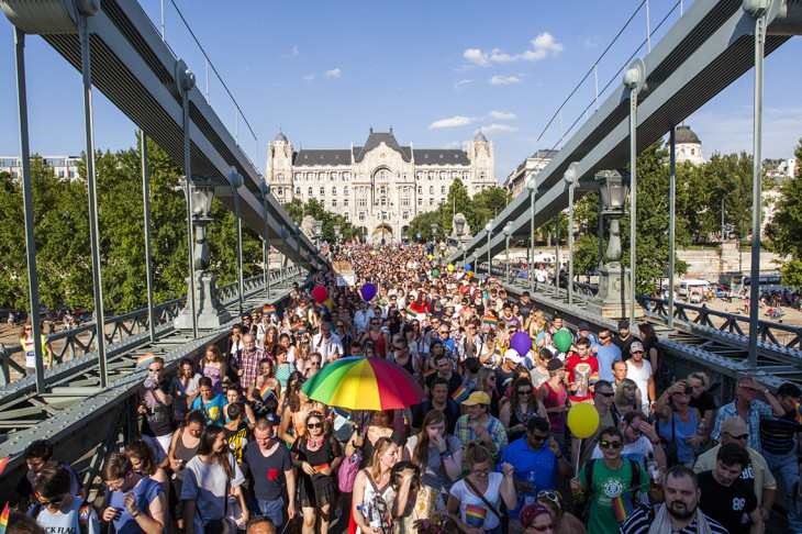 A Budapest Pride-ot már tíz évvelezelőtt is megrendezték