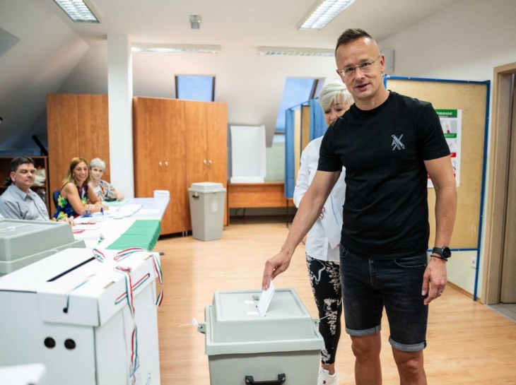 Szijjártó Péter már szavazott - és ön?