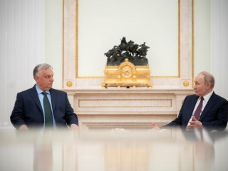 Orbán ás Putyin Moszkvában