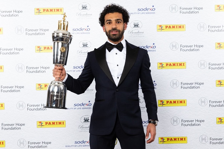Mohamed Salah, a Liverpool egyiptomi csatára lett a Premier League játékosa