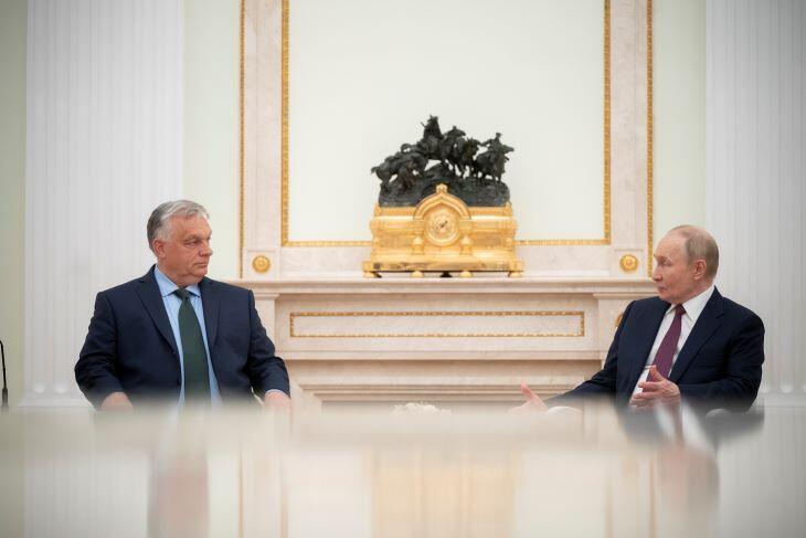 Orbán Viktor találkozója Putyinnal az Európai Tanács szerint az unió megosztására tett kísérlet
