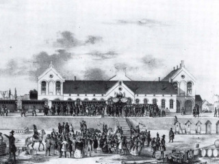 A Pest-Vác közötti vasútvonal megnyitása 1846-ban