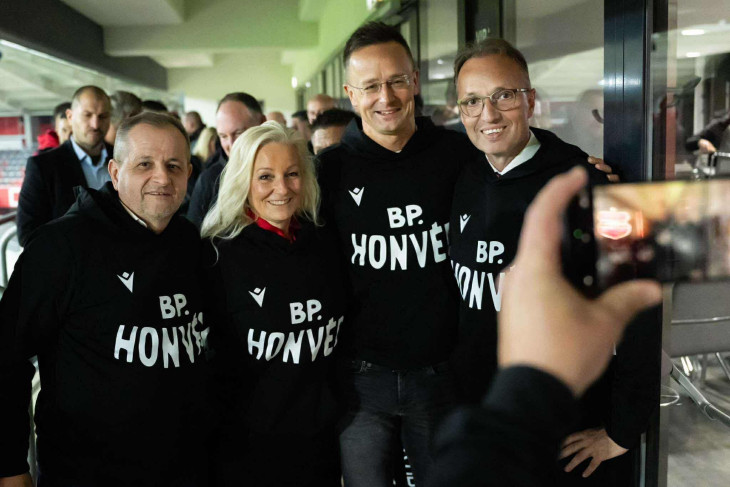 Szijjártó Péter, a Honvéd új elnöke