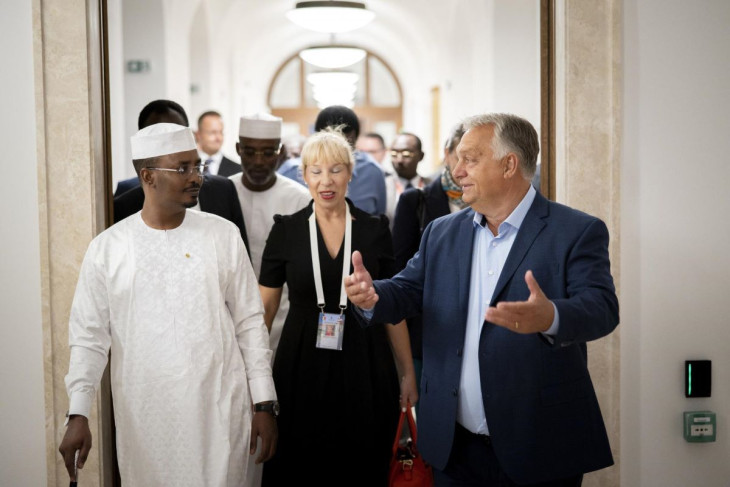 Szeptember elején Orbán Viktornál járt Mahamat Idriss Déby Itnoval, a Csádi Köztársaság elnöke