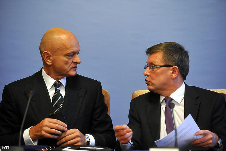 Kizártnak tűnik, hogy Patai Mihály és Matolcsy György egysége megtörjön a mandátumuk két év múlva történő lejáratáig. Fotó: MTI