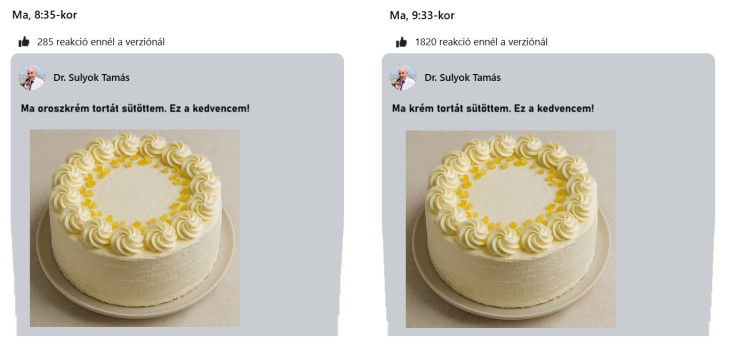 Oroszkrém helyett krém  