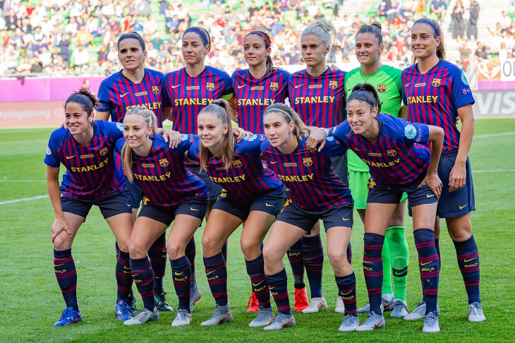 Az FC Barcelona Femení csapata 2019-ben