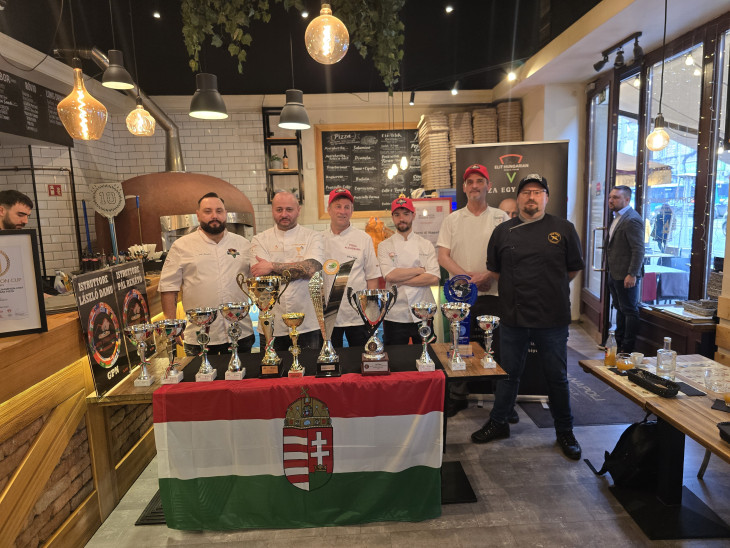 Damu László vezetésével egy magyar csapat alkotta meg a világ legfinomabb pizzáját