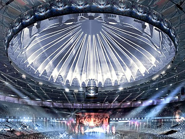 A pekingi olimpia stadionjainak látványtervei