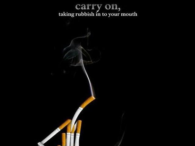 Dohányzás elleni plakátok