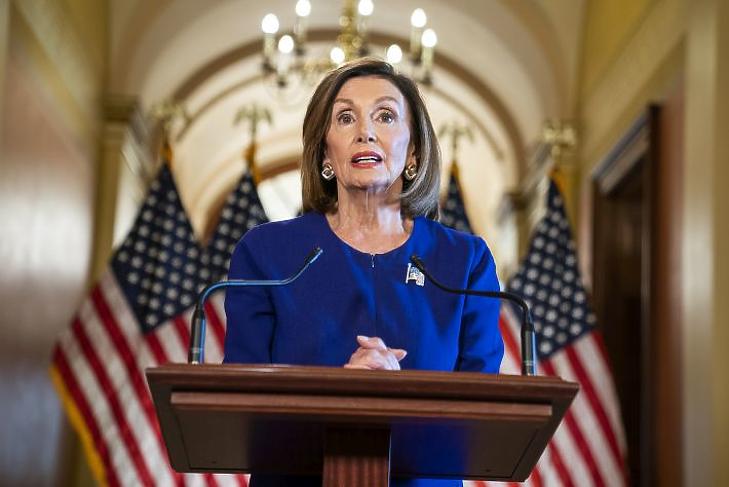 Nancy Pelosi (Fotó: EPA/JIM LO SCALZO)
