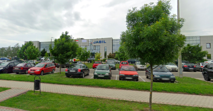A tiszaújvárosi Jabil épülete