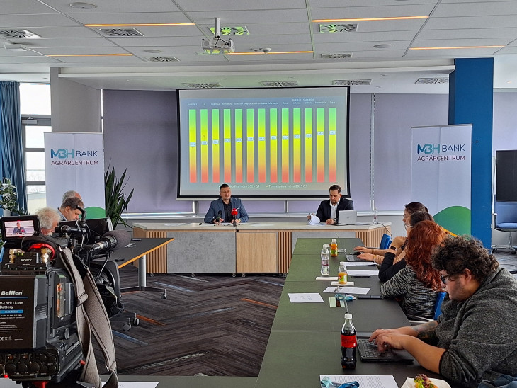 Az MBH Agrártrend sajtótájékoztatóján