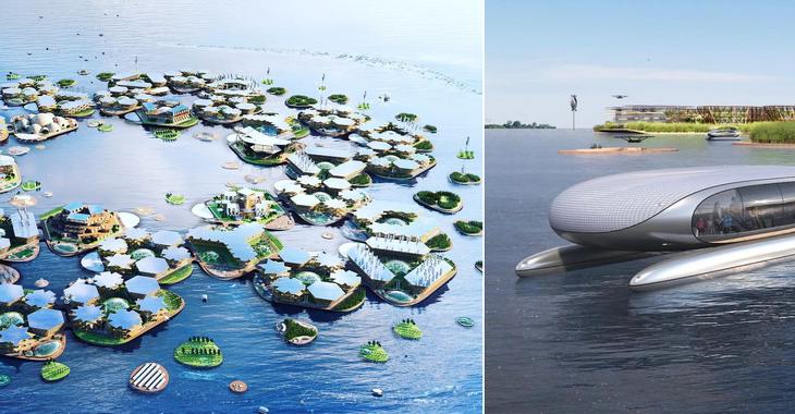 Az úszó város négyzetméterenként 10 ezer dollárba kerül majd. Fotó: The Richest