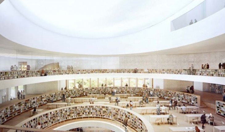 Az új Izraeli Nemzeti Könyvtár. Fotó: Herczog&de Mouron