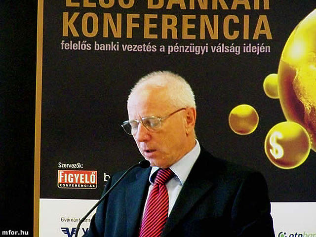Felcsuti Péter, a Magyar Bankszövetség elnöke