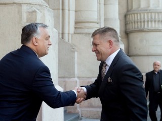 Orbán Viktor és Robert Fico. Fotó:Twitter/Orbán Viktor  