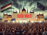 A Momentum a Parlament előtt tiltakozik a gyülekezési szabadság korlátozása ellen