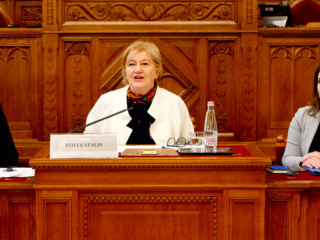 Szili Katalin a Parlamentben