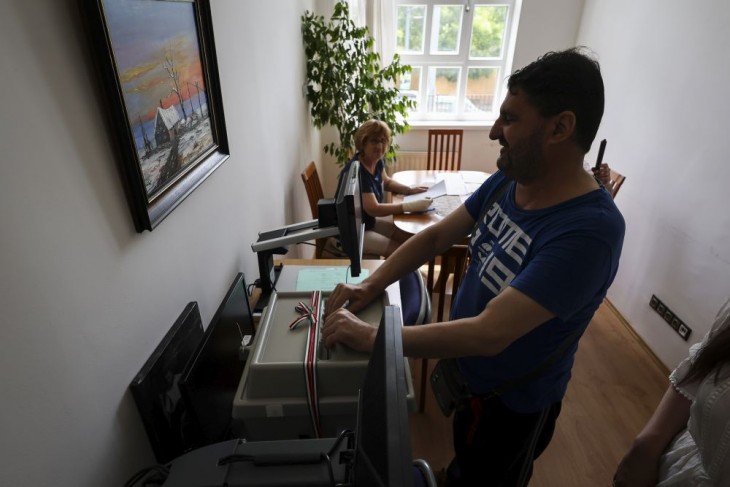 A Vakok Állami Intézetében így voksoltak 