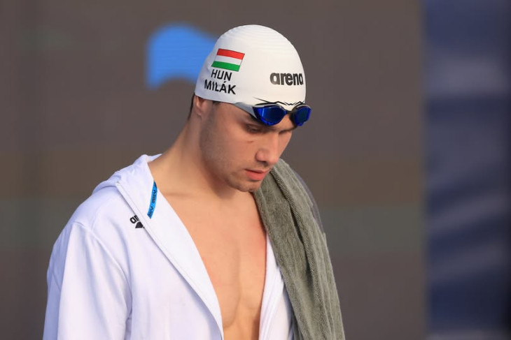 Milák Kristóf hatalmas formában tért vissza a medencébe