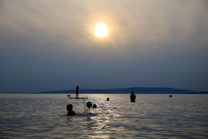 Így nyaral a magyar? Fotó: MTI/Varga György