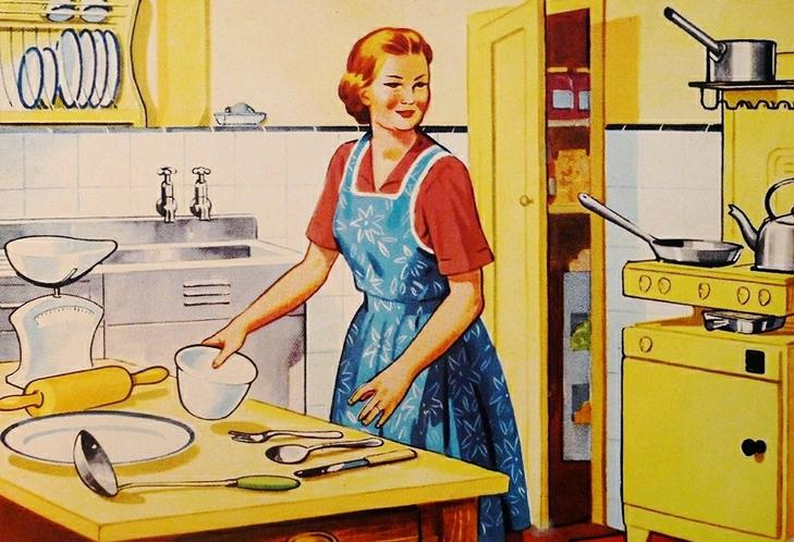 A nőnek a konyhában a helye? Fotó: Pixabay