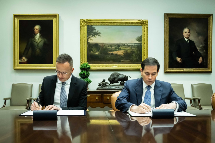 Szijjártó Péter és Marco Rubio amerikai külügyminiszter aláírták az egyezményt