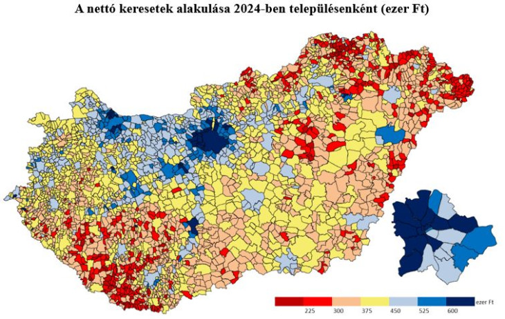 Óriási különbségek az országon belül