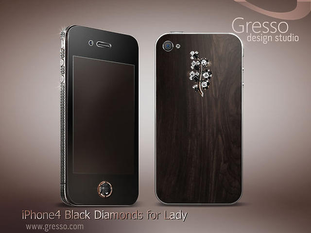 Gyémántos iPhone 4 hölgyeknek