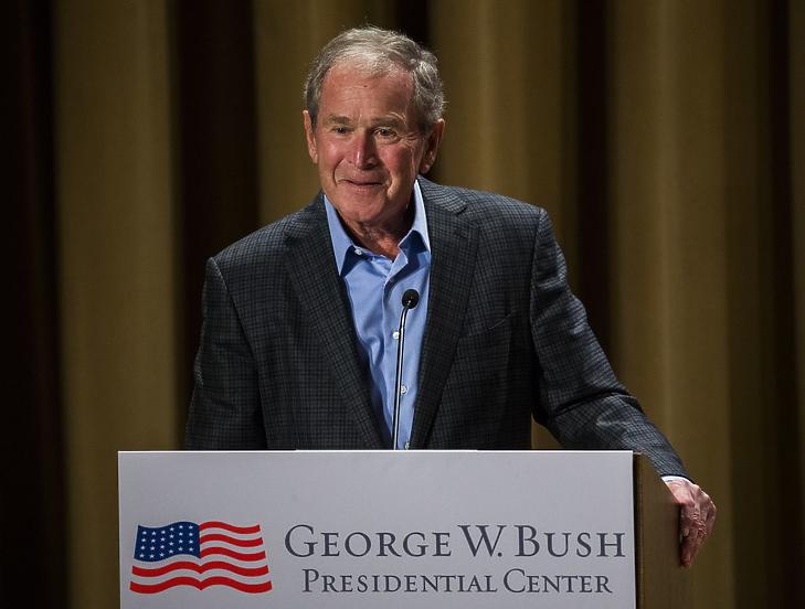 George W. Bush (Forrás: Ashley Landis/The Dallas Morning News)