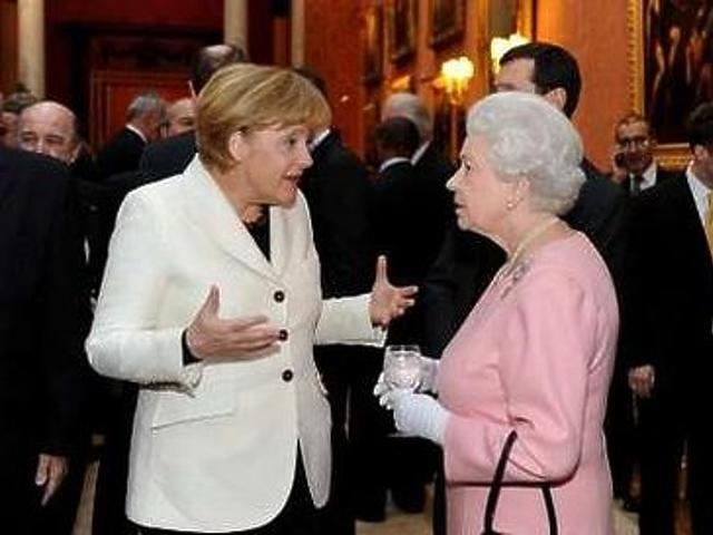 A királynő és Merkel