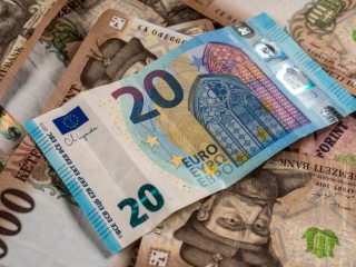 Forint, euró. Depositphotos