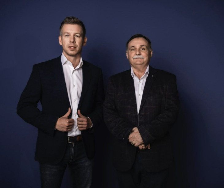 Magyar Péter és Gajdos László egy közös képen