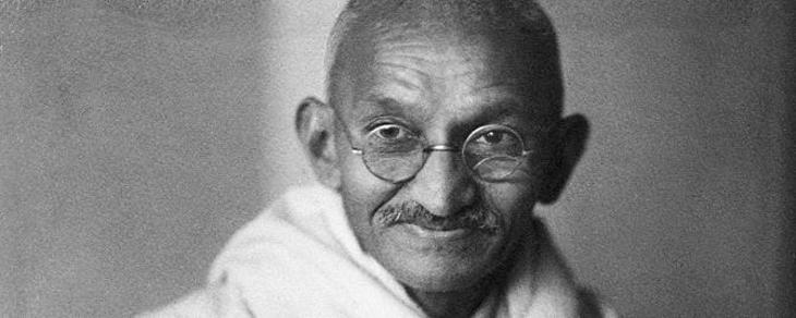 Mahatma Gandhi. Fotó: Pixabay