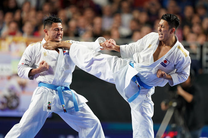 Pillanatkép a 2018-as WTF Karate-világbajnokságról - a sportág nem maradhatott az olimpiai programban. Fotó: WTF