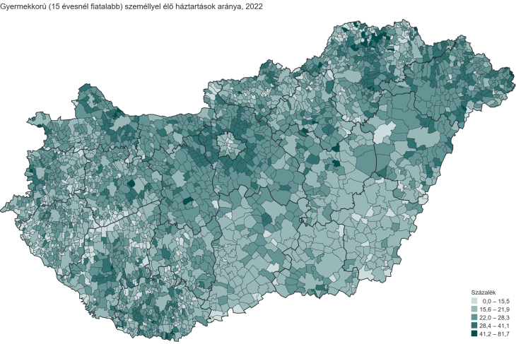 Észak-Magyarországon találhatók a legszegényebb települések &ndash; és azok is, ahol a legtöbb háztartásban van gyerek