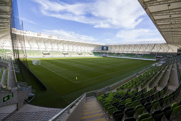 A 15 milliárdos Haladás-stadion (Fotó: MTI)