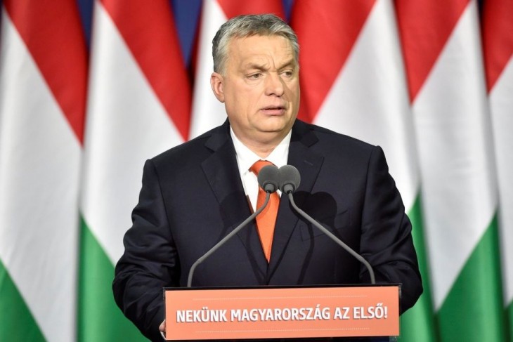 Orbán Viktor egy hét után szólal meg. Fotó: MTI
