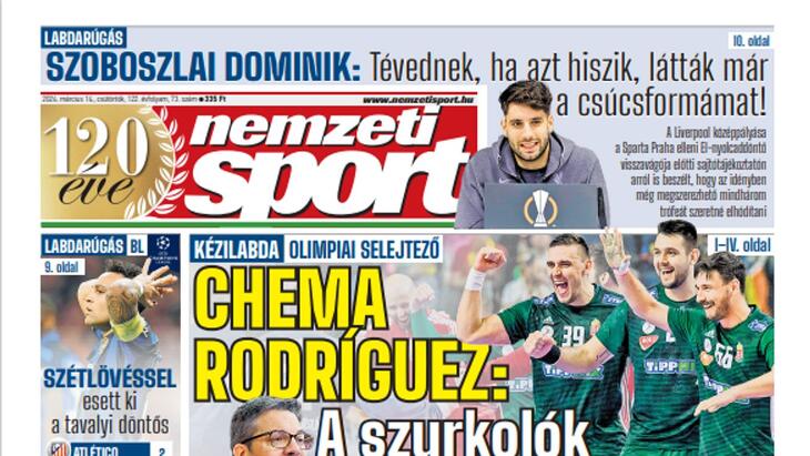 A Nemzeti Sport mindig aktuális