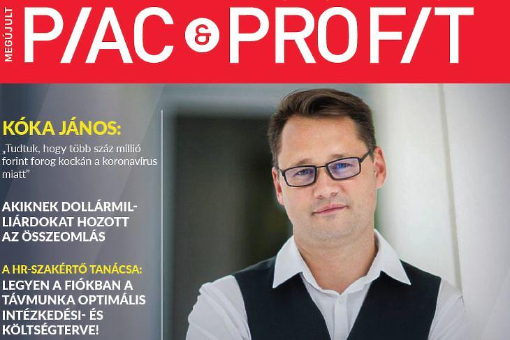 A Piac és Profit címlapján Jakab Ferenc virológus.