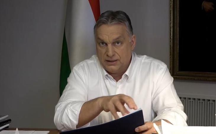 Orbán Viktor (Forrás: a miniszterelnök élő Facebook-videója)