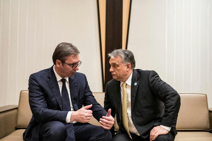 Orbán Viktor és Aleksandar Vucic szerb miniszterelnök egy korábbi képen. Van mit tanulni déli szomszédunktól? Fotó: Miniszterelnöki Sajtóiroda